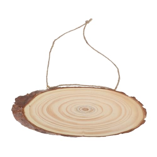 SOLUSTRE 2Stücke Natürliche Holzscheiben Oval DIY Unvollendete Holzplatten für Kreative Türdekoration Beschriftbare Holzscheiben mit Rinde Langlebig und Vielseitig Einsetzbar SOLUSTRE 2Stücke Natürliche Holzscheiben Oval DIY Unvollendete Holzplatten für Kreative Türdekoration Beschriftbare Holzscheiben mit Rinde Langlebig und Vielseitig Einsetzbar von SOLUSTRE