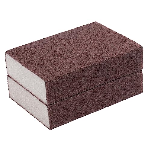 SOLUSTRE 2st Schwämme Zum Reinigen Rostschwamm Möbelschwamm Geschirrwäscher Reinigungsschwamm Pad Radiergummi Wandreiniger Schwamm Spülbecken-reinigungsbürste Spülschwamm Korund Feiner Sand SOLUSTRE 2st Schwämme Zum Reinigen Rostschwamm Möbelschwamm Geschirrwäscher Reinigungsschwamm Pad Radiergummi Wandreiniger Schwamm Spülbecken-reinigungsbürste Spülschwamm Korund Feiner Sand von SOLUSTRE