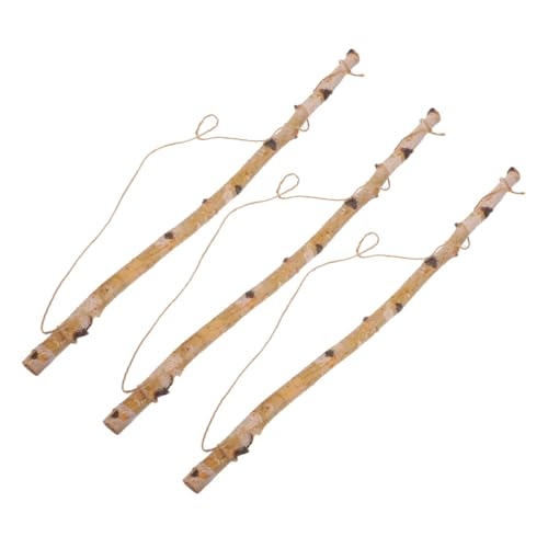 SOLUSTRE 3 STÜCKE Rustikale Wanddeko Holzstäbe zum Hängen Einfache Montage Vielseitig für Wohnzimmer Schlafzimmer Esszimmer Dekorative Holzstangen für Bauernhausstil SOLUSTRE 3 STÜCKE Rustikale Wanddeko Holzstäbe zum Hängen Einfache Montage Vielseitig für Wohnzimmer Schlafzimmer Esszimmer Dekorative Holzstangen für Bauernhausstil von SOLUSTRE