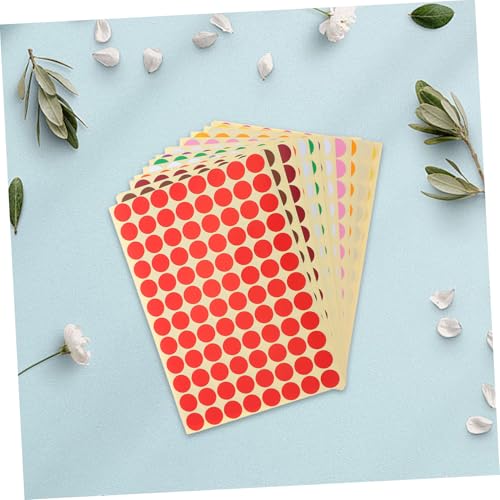 SOLUSTRE 3 Sätze Bunte Ablösbare Runde Punktaufkleber Wasserfest Feuchtigkeitsbeständig Selbstklebende Etiketten für Klassenzimmer Büro DIY Projekte und Sortierung SOLUSTRE 3 Sätze Bunte Ablösbare Runde Punktaufkleber Wasserfest Feuchtigkeitsbeständig Selbstklebende Etiketten für Klassenzimmer Büro DIY Projekte und Sortierung von SOLUSTRE
