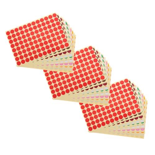 SOLUSTRE 3 Sätze Farbige Klebepunkte Rund Wasserfest und Feuchtigkeitsbeständig Starke Haftung Bunte Markierungsetiketten für Büro Schule und Heimorganisation SOLUSTRE 3 Sätze Farbige Klebepunkte Rund Wasserfest und Feuchtigkeitsbeständig Starke Haftung Bunte Markierungsetiketten für Büro Schule und Heimorganisation von SOLUSTRE