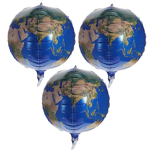 SOLUSTRE 3 Stück Folienballons Inflatable Globe für Kindergeburtstag und Partydekoration für Girlanden und Kreative Designs SOLUSTRE 3 Stück Folienballons Inflatable Globe für Kindergeburtstag und Partydekoration für Girlanden und Kreative Designs von SOLUSTRE