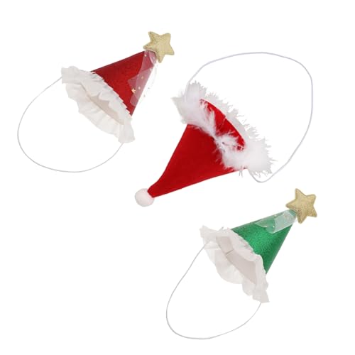 SOLUSTRE 3 Stück Kreative Faltpapier Partyhüte mit Sternmotiv Verstellbare Geburtstagsmützen für Haustiere Rot Grün für Weihnachts und Geburtstagspartys SOLUSTRE 3 Stück Kreative Faltpapier Partyhüte mit Sternmotiv Verstellbare Geburtstagsmützen für Haustiere Rot Grün für Weihnachts und Geburtstagspartys von SOLUSTRE