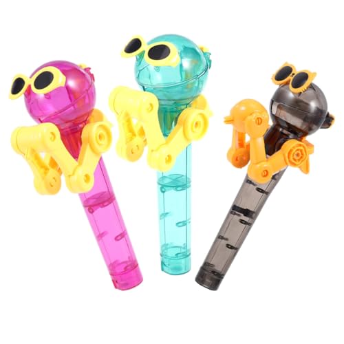 SOLUSTRE 3 Stück Lollipop Roboter aus Kunststoff Lustiger Lutscherhalter für Kreative Geschenkidee Langlebig und Dekomprimierend Geeignet für Jungen und Mädchen Zufällige Zufällige Farbe SOLUSTRE 3 Stück Lollipop Roboter aus Kunststoff Lustiger Lutscherhalter für Kreative Geschenkidee Langlebig und Dekomprimierend Geeignet für Jungen und Mädchen Zufällige Zufällige Farbe von SOLUSTRE