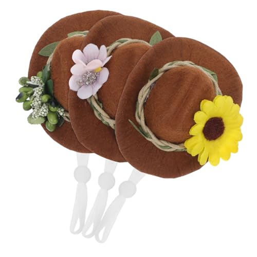 SOLUSTRE 3 Stück Teiliges Mini Cowboy Hüte aus Filz Kleine Flaschenhüte für Partydekoration Vielseitige Western Flaschen Accessoires Geeignet für Weinflaschen und Bastelprojekte SOLUSTRE 3 Stück Teiliges Mini Cowboy Hüte aus Filz Kleine Flaschenhüte für Partydekoration Vielseitige Western Flaschen Accessoires Geeignet für Weinflaschen und Bastelprojekte von SOLUSTRE