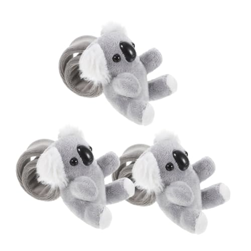 SOLUSTRE 3 Stücke Slap-Armband für Geburtstagsgeschenk Geschenkideen für Plüscharmbänder für Plüsch Stofftier Mädchen Geburtstagsfeier PP Baumwolle Light Grey SOLUSTRE 3 Stücke Slap-Armband für Geburtstagsgeschenk Geschenkideen für Plüscharmbänder für Plüsch Stofftier Mädchen Geburtstagsfeier PP Baumwolle Light Grey von SOLUSTRE