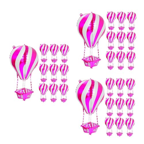 SOLUSTRE 30 Stck. Teiliges Aluminiumfolie Heißluftballon Langlebige Geburtstagsdekoration Leuchtenden Farben Wetterfest und Vielseitig Einsetzbar für Kinderpartys Weihnachts und Halloween SOLUSTRE 30 Stck. Teiliges Aluminiumfolie Heißluftballon Langlebige Geburtstagsdekoration Leuchtenden Farben Wetterfest und Vielseitig Einsetzbar für Kinderpartys Weihnachts und Halloween von SOLUSTRE