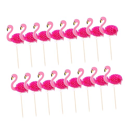 SOLUSTRE 30 Stück Kuchendekorationseinsatz Strand Flamingo-Party tropischer Geburtstag Blumen- hawaii party dekoration hawaii geburtstagsdeko Kuchen Picks Zubehör für Partykuchen Holz Rosy SOLUSTRE 30 Stück Kuchendekorationseinsatz Strand Flamingo-Party tropischer Geburtstag Blumen- hawaii party dekoration hawaii geburtstagsdeko Kuchen Picks Zubehör für Partykuchen Holz Rosy von SOLUSTRE