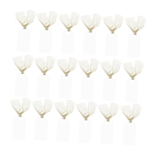 SOLUSTRE 30 Stück Teiliges Blanko Acryl Sitzkarten mit Arched Design und Hellgrünem Band Beschreibbare DIY Hochzeitstisch Platzkarten für Reservierte Sitzplätze bei Feier und Event von SOLUSTRE