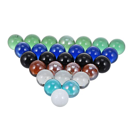 SOLUSTRE 30 Stück Teiliges Bunte Glasmurmeln Dekorative Glasperlen für Aquarium Deko Vasen Schmuck Bruchsicher Lebendige Farben Vielseitig für Spiel Basteln Zufällige Farbe Zufällige Farbe SOLUSTRE 30 Stück Teiliges Bunte Glasmurmeln Dekorative Glasperlen für Aquarium Deko Vasen Schmuck Bruchsicher Lebendige Farben Vielseitig für Spiel Basteln Zufällige Farbe Zufällige Farbe von SOLUSTRE