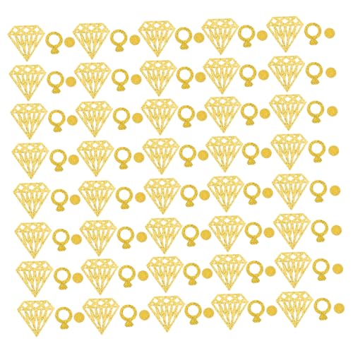 SOLUSTRE 300 Stück Ring Konfetti Hochzeit Party Supplies Glitzernde Papierstreusel Bachelorette Party Dekorationen für Verlobung und Feierlichkeiten SOLUSTRE 300 Stück Ring Konfetti Hochzeit Party Supplies Glitzernde Papierstreusel Bachelorette Party Dekorationen für Verlobung und Feierlichkeiten von SOLUSTRE