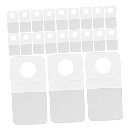 SOLUSTRE 300 Stück Transparente Selbstklebende Hängeetiketten mit Rundem Loch Klare Haken zum Aufhängen von Verpackungstaschen Platzsparende Aufhängetabs für Einzelhandel und SOLUSTRE 300 Stück Transparente Selbstklebende Hängeetiketten mit Rundem Loch Klare Haken zum Aufhängen von Verpackungstaschen Platzsparende Aufhängetabs für Einzelhandel und von SOLUSTRE