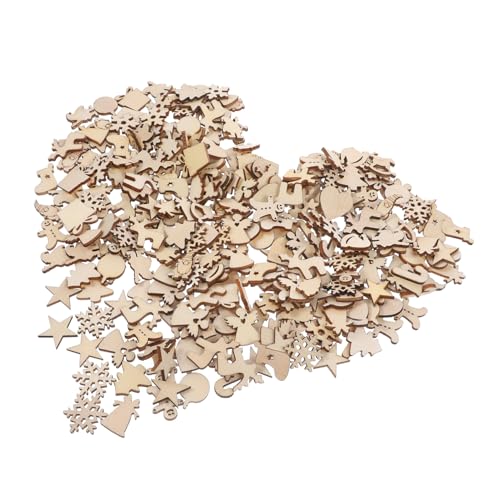 SOLUSTRE 300 Stück Weihnachts Holzanhänger Unbemalt Handliche Holzscheiben zum Basteln DIY Christbaumschmuck Leichte Holzdekoration für Weihnachtsbaum und Kreative Geschenkgestaltung SOLUSTRE 300 Stück Weihnachts Holzanhänger Unbemalt Handliche Holzscheiben zum Basteln DIY Christbaumschmuck Leichte Holzdekoration für Weihnachtsbaum und Kreative Geschenkgestaltung von SOLUSTRE