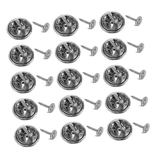 SOLUSTRE 30Sätze Metallische Schmetterlings Anstecknadeln Clutch Verschlüsse für DIY Broschen Stabile Pin Rückseiten für Schals Hüte und Revers Vielseitige Bastelaccessoires SOLUSTRE 30Sätze Metallische Schmetterlings Anstecknadeln Clutch Verschlüsse für DIY Broschen Stabile Pin Rückseiten für Schals Hüte und Revers Vielseitige Bastelaccessoires von SOLUSTRE