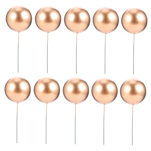 SOLUSTRE 36 Stück Kugeleinsatz aus Schaumstoff hichzeitstortendeko hochzeitstorten dekoration bithday cake tortendeko firmung geformter Torteneinsatz-Topper Schaumkuchenpicks Ball Oh Golden SOLUSTRE 36 Stück Kugeleinsatz aus Schaumstoff hichzeitstortendeko hochzeitstorten dekoration bithday cake tortendeko firmung geformter Torteneinsatz-Topper Schaumkuchenpicks Ball Oh Golden von SOLUSTRE