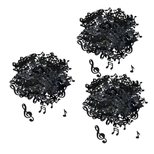 SOLUSTRE 3Er-Packungen Notenpapier Konfetti Dekorative Tischdeko für Geburtstagsfeiern Abschlussfeiern und Shower aus Leichtem und Sicherem Kunststoff für DIY Projekte und Raumdekoration SOLUSTRE 3Er-Packungen Notenpapier Konfetti Dekorative Tischdeko für Geburtstagsfeiern Abschlussfeiern und Shower aus Leichtem und Sicherem Kunststoff für DIY Projekte und Raumdekoration von SOLUSTRE