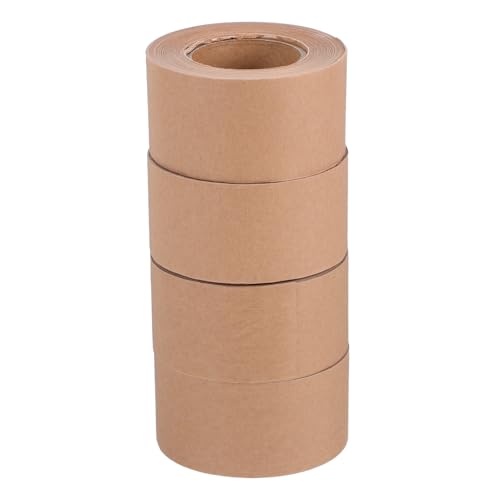 SOLUSTRE 4 Rollen Wasseraktiviertes Kraftpapier Klebeband Stark Selbstklebend Beschreibbar Zuschneidbar Für Versand Verpackung Umzug Karton Dichtungsband Hitzebeständig SOLUSTRE 4 Rollen Wasseraktiviertes Kraftpapier Klebeband Stark Selbstklebend Beschreibbar Zuschneidbar Für Versand Verpackung Umzug Karton Dichtungsband Hitzebeständig von SOLUSTRE