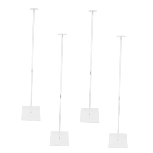 SOLUSTRE 4 Sets Transparenter -ballonständer: 80 Cm Hohe Quadratische Ballonsäule Als Tischdekoration Auf Dem Boden, Als Gastgeschenk Für Abschlussfeiern 2025, Hochzeiten Und SOLUSTRE 4 Sets Transparenter -ballonständer: 80 Cm Hohe Quadratische Ballonsäule Als Tischdekoration Auf Dem Boden, Als Gastgeschenk Für Abschlussfeiern 2025, Hochzeiten Und von SOLUSTRE