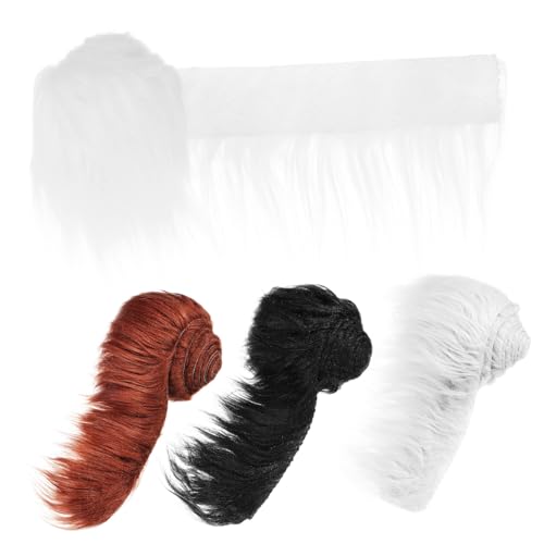 SOLUSTRE 4 Stk. Faux Fur Trim Teiliges in Hellgrau Kaffeebraun Weiches Kunstfellband zum Basteln Verstellbare Flauschiges DIY Dekorationszubehör für Heimtextilien und Kostüme SOLUSTRE 4 Stk. Faux Fur Trim Teiliges in Hellgrau Kaffeebraun Weiches Kunstfellband zum Basteln Verstellbare Flauschiges DIY Dekorationszubehör für Heimtextilien und Kostüme von SOLUSTRE