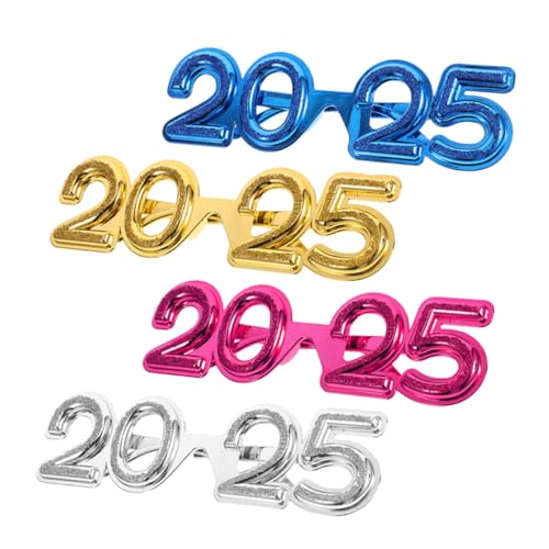 SOLUSTRE 4 Stück 2025 2025 party dekoration gläser Party-Sonnenbrille 2025 Lustige tanzende Neuheitsbrille 2025 Partybrillen Party-Brillen-Requisiten 2025 Partymasken Stk SOLUSTRE 4 Stück 2025 2025 party dekoration gläser Party-Sonnenbrille 2025 Lustige tanzende Neuheitsbrille 2025 Partybrillen Party-Brillen-Requisiten 2025 Partymasken Stk von SOLUSTRE