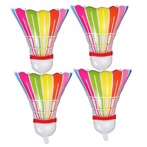 SOLUSTRE 4 Stück Badminton-Ballon Festliche Luftballons für Sportthemenpartys Große Federball-Luftballons Ballons Dekorationen dekorative Luftballons zum Geburtstag Partyballons SOLUSTRE 4 Stück Badminton-Ballon Festliche Luftballons für Sportthemenpartys Große Federball-Luftballons Ballons Dekorationen dekorative Luftballons zum Geburtstag Partyballons von SOLUSTRE
