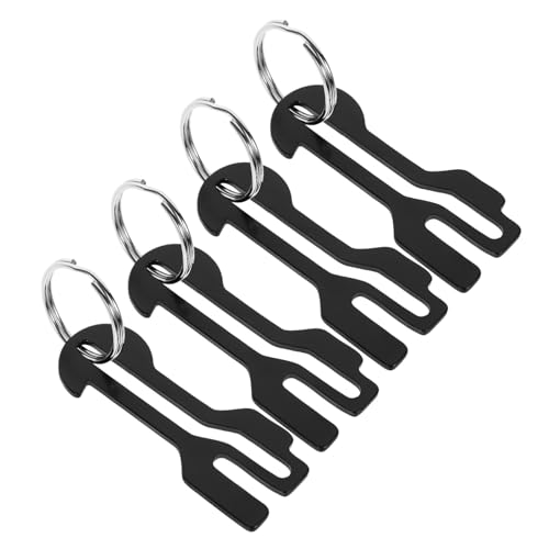 SOLUSTRE 4 Stück Einkaufswagen Chip Schlüsselanhänger aus Trolley Token für Einkaufswagen Robuster Tragbarer Schlüsselring für Alltag und von SOLUSTRE