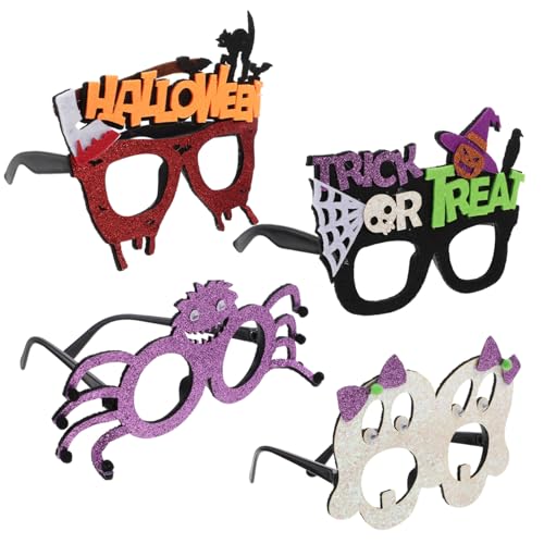SOLUSTRE 4 Stück Halloween Partybrillen Kreative Papierbrille mit Einzigartigem Design für Kostümpartys Lustige Accessoires für Fotos Dekoration für Halloween Party Mitgebsel SOLUSTRE 4 Stück Halloween Partybrillen Kreative Papierbrille mit Einzigartigem Design für Kostümpartys Lustige Accessoires für Fotos Dekoration für Halloween Party Mitgebsel von SOLUSTRE