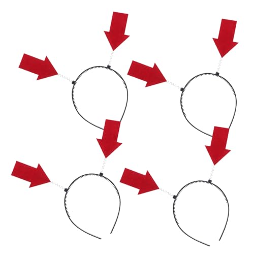 SOLUSTRE 4 Stück Lustige Arrow-headbands Auffällige Arrowhead Bopper Haarreifen Leicht und Bequem für Halloween Geburtstage Festivals Party Fotorequisiten SOLUSTRE 4 Stück Lustige Arrow-headbands Auffällige Arrowhead Bopper Haarreifen Leicht und Bequem für Halloween Geburtstage Festivals Party Fotorequisiten von SOLUSTRE