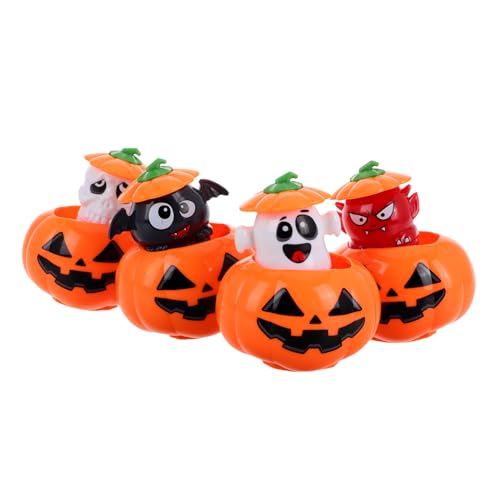 SOLUSTRE 4 Stück Mini Halloween Wind Up Set Teilig Kunststoff Uhrwerk Figuren Fördert Feinmotorik und Fantasie als Partygeschenk und Dekoration SOLUSTRE 4 Stück Mini Halloween Wind Up Set Teilig Kunststoff Uhrwerk Figuren Fördert Feinmotorik und Fantasie als Partygeschenk und Dekoration von SOLUSTRE