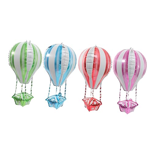 SOLUSTRE 4 Stück Teiliges Aluminium Folienballon Rot Blau Grün Elastische Partydekoration für Kindergeburtstag Langlebige Luftballons aus Hochwertiger Folie für Indoor und Outdoor SOLUSTRE 4 Stück Teiliges Aluminium Folienballon Rot Blau Grün Elastische Partydekoration für Kindergeburtstag Langlebige Luftballons aus Hochwertiger Folie für Indoor und Outdoor von SOLUSTRE