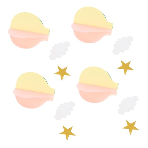 SOLUSTRE 4 Stück Teiliges Hot Air Balloon und Wolken Hängedekorationen aus Leichtem Material für Kindergarten Frühling Klassenzimmer Geburtstagsfeier Vorschulabschluss Sichere Kinderzimmer SOLUSTRE 4 Stück Teiliges Hot Air Balloon und Wolken Hängedekorationen aus Leichtem Material für Kindergarten Frühling Klassenzimmer Geburtstagsfeier Vorschulabschluss Sichere Kinderzimmer von SOLUSTRE
