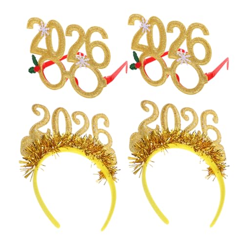 SOLUSTRE 4stücke Weihnachts-stirnbänder Mit Glitzer-lametta-design Für Neujahrsfeiern Und Party-zubehör Für Familienfeiern Oder Festlichkeiten SOLUSTRE 4stücke Weihnachts-stirnbänder Mit Glitzer-lametta-design Für Neujahrsfeiern Und Party-zubehör Für Familienfeiern Oder Festlichkeiten von SOLUSTRE