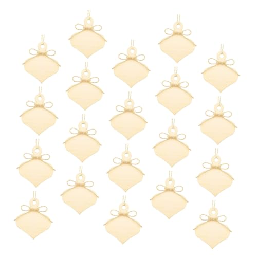 SOLUSTRE 40 Stück Teiliges Unfertige Holzscheiben mit Vorgebohrten Löchern und Kordeln Natürliche Holzanhänger für DIY Weihnachtsbaumschmuck Party und Festtagsdekoration Vielseitig Bemalbar SOLUSTRE 40 Stück Teiliges Unfertige Holzscheiben mit Vorgebohrten Löchern und Kordeln Natürliche Holzanhänger für DIY Weihnachtsbaumschmuck Party und Festtagsdekoration Vielseitig Bemalbar von SOLUSTRE