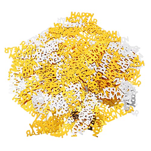 SOLUSTRE 450 Stück Teiliges Year Party Konfetti Glitzernde Gold und Silberpailletten Wiederverwendbar Dekorative Tischstreuung für Festliche Neujahrsfeiern Langlebig und Attraktiv SOLUSTRE 450 Stück Teiliges Year Party Konfetti Glitzernde Gold und Silberpailletten Wiederverwendbar Dekorative Tischstreuung für Festliche Neujahrsfeiern Langlebig und Attraktiv von SOLUSTRE