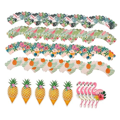SOLUSTRE 48 Stück Kuchenkartenkartenset Kuchendekoration Hawaiianische Cupcake-topper Hawaiianische Cupcake-picks Hawaii-partydekorationen Hawaii-cupcake-topper Papier SOLUSTRE 48 Stück Kuchenkartenkartenset Kuchendekoration Hawaiianische Cupcake-topper Hawaiianische Cupcake-picks Hawaii-partydekorationen Hawaii-cupcake-topper Papier von SOLUSTRE