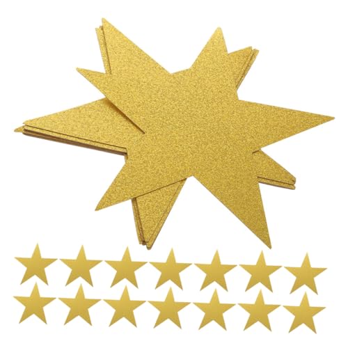 SOLUSTRE 48 Stück Teiliges Handgeschnittene Glitzer Stern Papierausschnitte für Klassenzimmerdekoration Präzise Geformt Langlebig für Pinnwände und DIY Bastelprojekte SOLUSTRE 48 Stück Teiliges Handgeschnittene Glitzer Stern Papierausschnitte für Klassenzimmerdekoration Präzise Geformt Langlebig für Pinnwände und DIY Bastelprojekte von SOLUSTRE
