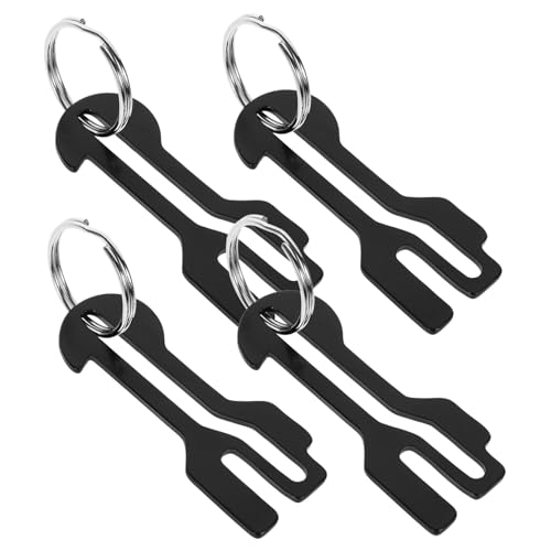 SOLUSTRE 4Stücke Einkaufswagen Token Schlüsselanhänger Tragbar Langlebig Für Supermärkte Kompaktes Design Für Bequemes Einkaufen Stylisches Accessoire von SOLUSTRE