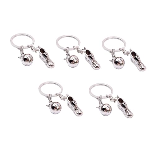 SOLUSTRE 5 Stück Anhänger Für Fußballschuhe Autoschlüsselkette Schlüsselanhänger Zum Thema Fußball Schlüsselanhänger Mit Fußballmotiv Schlüsselanhänger Silver Zinklegierung SOLUSTRE 5 Stück Anhänger Für Fußballschuhe Autoschlüsselkette Schlüsselanhänger Zum Thema Fußball Schlüsselanhänger Mit Fußballmotiv Schlüsselanhänger Silver Zinklegierung von SOLUSTRE