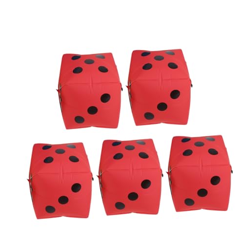 SOLUSTRE 5 Stück Ballon Rote Ballons luftballons rot hochzeit dekoration Würfelfolienballon Würfelballon Spieleabend-Ballons Luftballons für Geburtstagsfeier Aluminiumfolie SOLUSTRE 5 Stück Ballon Rote Ballons luftballons rot hochzeit dekoration Würfelfolienballon Würfelballon Spieleabend-Ballons Luftballons für Geburtstagsfeier Aluminiumfolie von SOLUSTRE