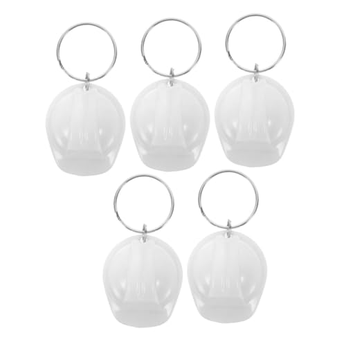 SOLUSTRE 5 Stück Dekorative Bauhelm Schlüsselringe für Baustellen Partygeschenke Vielseitig als Taschen und Rucksackanhänger Einsetzbar SOLUSTRE 5 Stück Dekorative Bauhelm Schlüsselringe für Baustellen Partygeschenke Vielseitig als Taschen und Rucksackanhänger Einsetzbar von SOLUSTRE