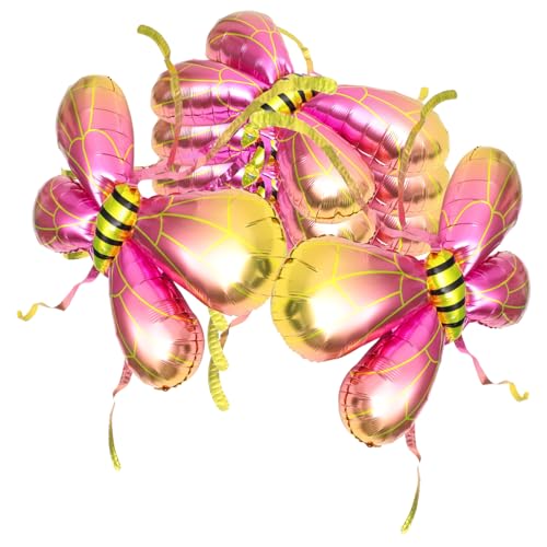 SOLUSTRE 5 Stück Fee verkleiden sich Requisiten Geburtstag Luft Bienenballons schmücken hühner kinderknallzeug Bienenflügel-Aluminiumfolienballon Cosplay -Requisite Rosa SOLUSTRE 5 Stück Fee verkleiden sich Requisiten Geburtstag Luft Bienenballons schmücken hühner kinderknallzeug Bienenflügel-Aluminiumfolienballon Cosplay -Requisite Rosa von SOLUSTRE