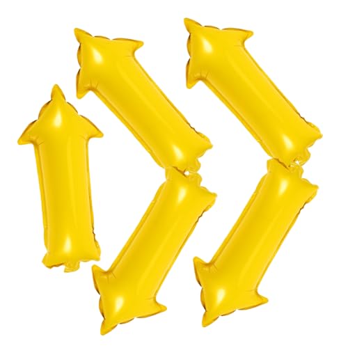 SOLUSTRE 5 Stück Folienpfeilballons Dekoration für Geburtstagsfeiern Hochzeiten Partys Leichte Aufblasbare Pfeilballons Gelb für Kreative Anlässe SOLUSTRE 5 Stück Folienpfeilballons Dekoration für Geburtstagsfeiern Hochzeiten Partys Leichte Aufblasbare Pfeilballons Gelb für Kreative Anlässe von SOLUSTRE