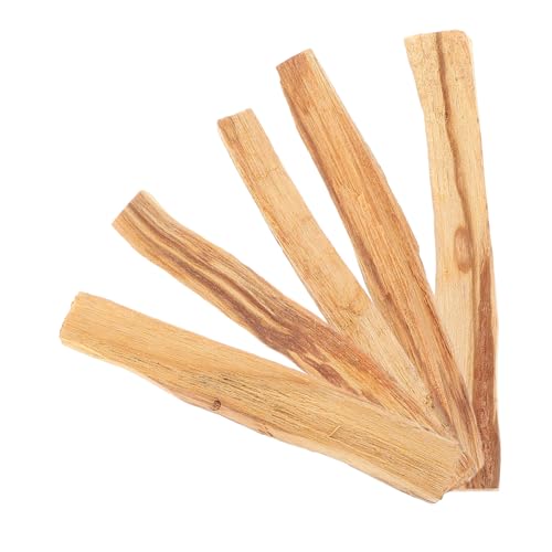 SOLUSTRE 5 Stück Heilige Holzstreifen Bastelstäbchen Masse Holzstäbchen zum Basteln Holzhandwerk Bastelstäbchen aus Holz Holzstäbe zum Basteln Bastelstöcke aus Holz Holzstange hölzern Beige von SOLUSTRE