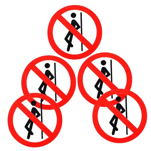 SOLUSTRE 5 Stück Selbstklebende Warnaufkleber No Leaning Sicherheitszeichen Langlebig Reißfest Ablösbar für Lager Werkstatt und Baustelle zur Unfallvermeidung SOLUSTRE 5 Stück Selbstklebende Warnaufkleber No Leaning Sicherheitszeichen Langlebig Reißfest Ablösbar für Lager Werkstatt und Baustelle zur Unfallvermeidung von SOLUSTRE