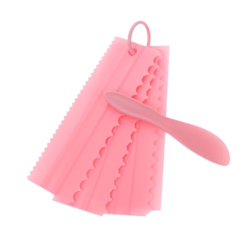 SOLUSTRE 5 Stück Teiliges Cake Scraper Set aus Hitzebeständigem Flexible Tortenschaber für Buttercreme Einfach zu Reinigen zum Glatten Verteilen von Creme und Teig Beim Backen SOLUSTRE 5 Stück Teiliges Cake Scraper Set aus Hitzebeständigem Flexible Tortenschaber für Buttercreme Einfach zu Reinigen zum Glatten Verteilen von Creme und Teig Beim Backen von SOLUSTRE