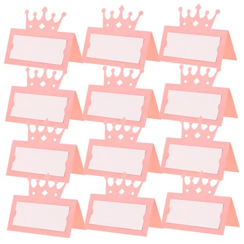 SOLUSTRE 50 Stück Hochzeit Tischkarten mit Krone Leere Platzkarten für Hochzeiten DIY Namensschilder für Festlichkeiten und Elegant Tischdekoration für Hochzeiten und Besondere Anlässe SOLUSTRE 50 Stück Hochzeit Tischkarten mit Krone Leere Platzkarten für Hochzeiten DIY Namensschilder für Festlichkeiten und Elegant Tischdekoration für Hochzeiten und Besondere Anlässe von SOLUSTRE