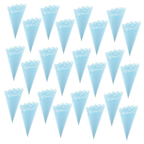 SOLUSTRE 50 Stück Papierkegel mit Filigranem Spitzenmuster Bunte Konfetti Blütenblatt Halter für Hochzeiten Partys und Festliche Feiern Vielseitige Dekoration für Große Veranstaltungen SOLUSTRE 50 Stück Papierkegel mit Filigranem Spitzenmuster Bunte Konfetti Blütenblatt Halter für Hochzeiten Partys und Festliche Feiern Vielseitige Dekoration für Große Veranstaltungen von SOLUSTRE