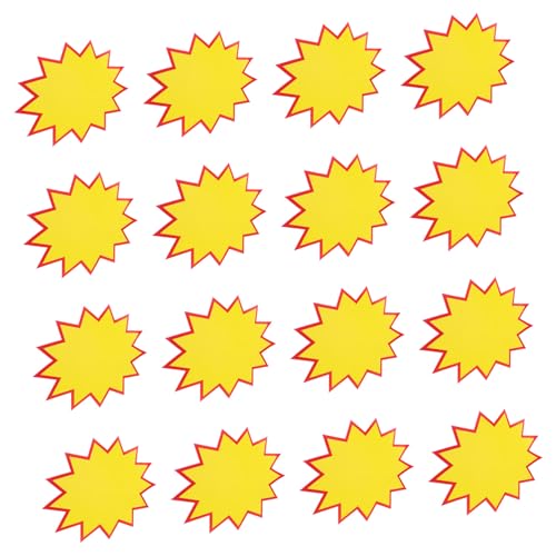 SOLUSTRE 50 Stück Preisschilder aus Papier Groß Langlebig Auffällige Preisetiketten für Einzelhandel Supermärkte Verkaufsschilder zum Schnellen Preisdisplay von SOLUSTRE