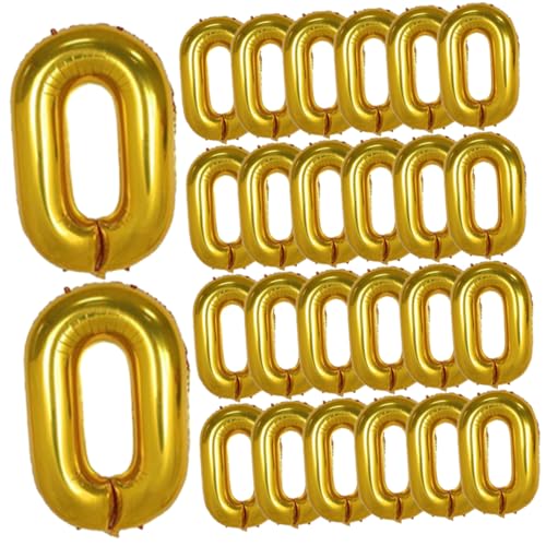 SOLUSTRE 50 Stück Teiliges Folienballon Goldene Luftballon Kette für Partydekoration Geburtstag Hochzeit Retro Jahre Festliche Wand Fenster Tischdeko SOLUSTRE 50 Stück Teiliges Folienballon Goldene Luftballon Kette für Partydekoration Geburtstag Hochzeit Retro Jahre Festliche Wand Fenster Tischdeko von SOLUSTRE