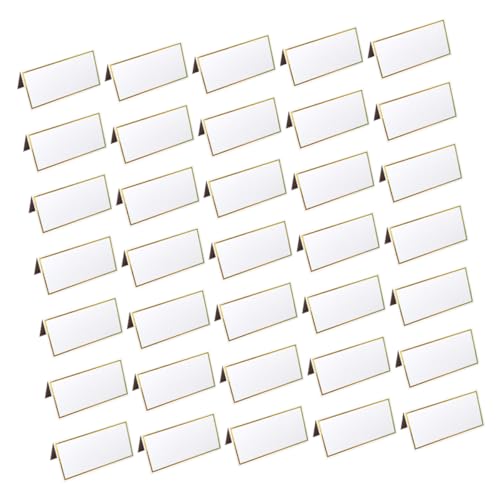 SOLUSTRE 50Stücke Goldene Rand Tischkarten Multifunktionale Reservierte Karten für Hochzeit Geburtstag und Feierlichkeiten Dekorative Namensschilder für Gäste Praktisch und SOLUSTRE 50Stücke Goldene Rand Tischkarten Multifunktionale Reservierte Karten für Hochzeit Geburtstag und Feierlichkeiten Dekorative Namensschilder für Gäste Praktisch und von SOLUSTRE